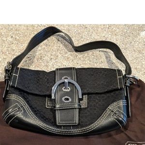 Coach Black Shoulder Bag